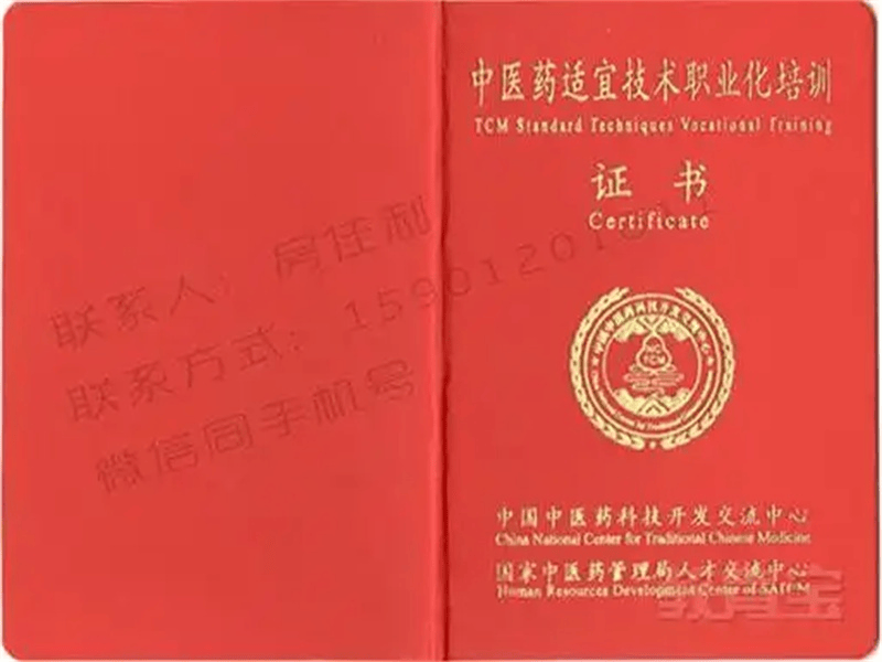 资质证件定制-红金大气喜庆风